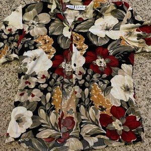 Rafaella Floral Button Up S
